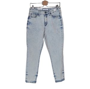 JUDY BLUE Ultra Light Acid Wash Slim Fit Jeans Size 7 l 28